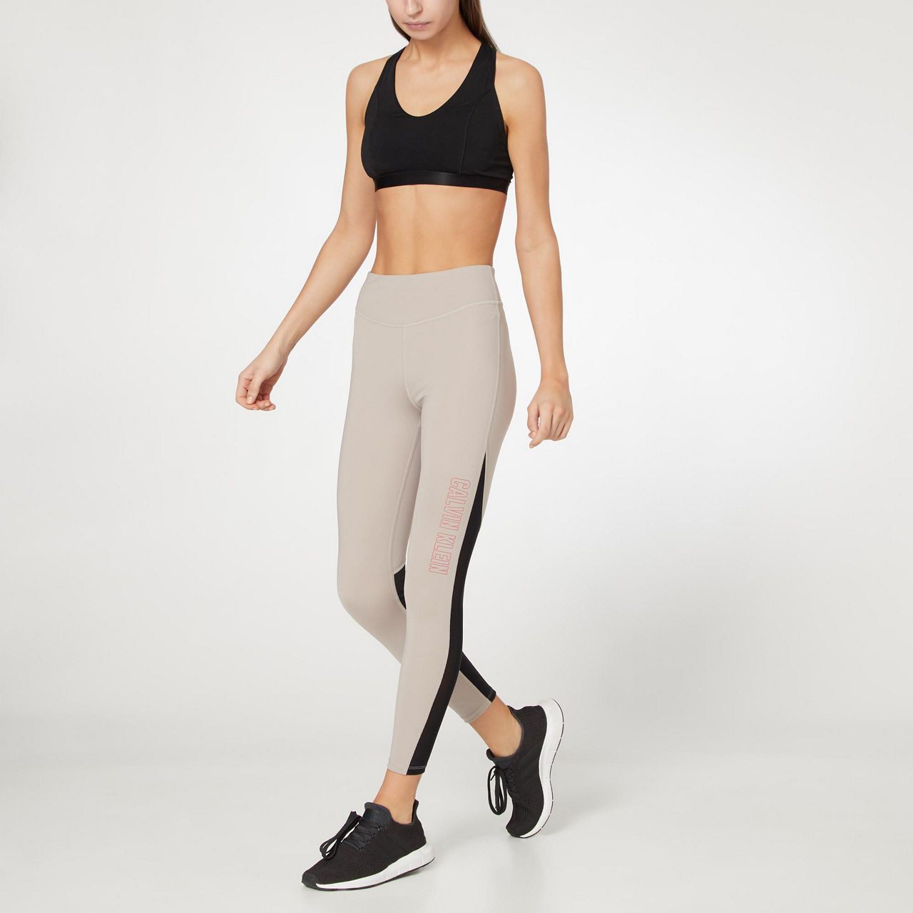 CALVIN KLEIN Mesh Panel Active Leggings