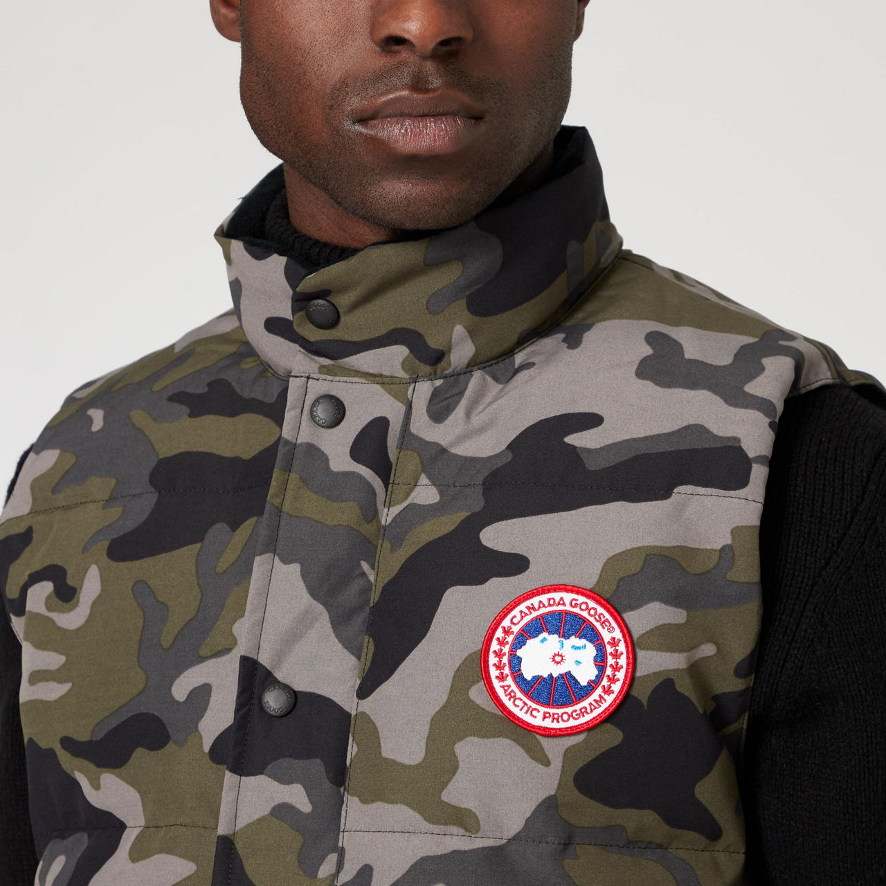 Canada goose gilet outlet mens camo