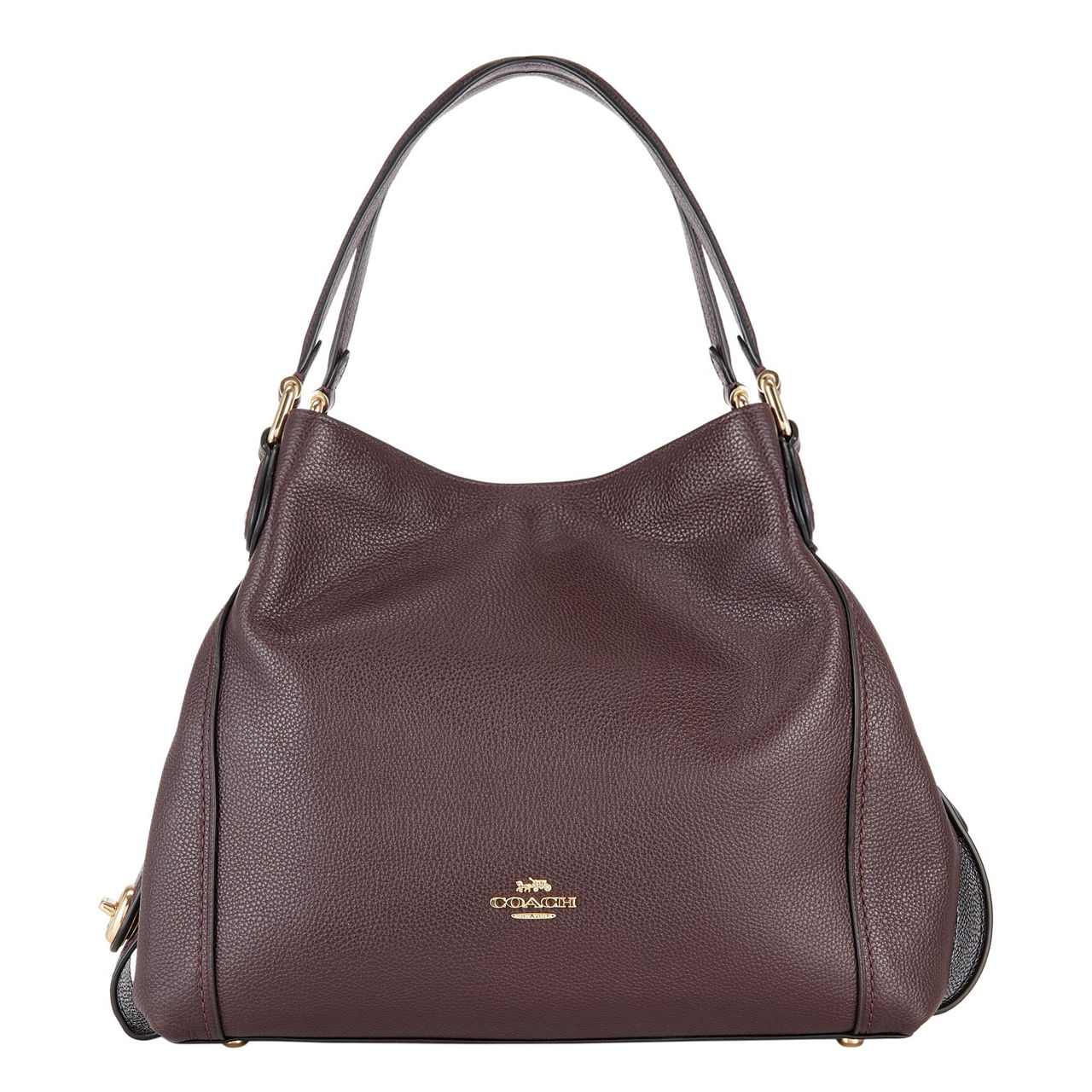 Coach edie shoulder bag clearance 31 oxblood