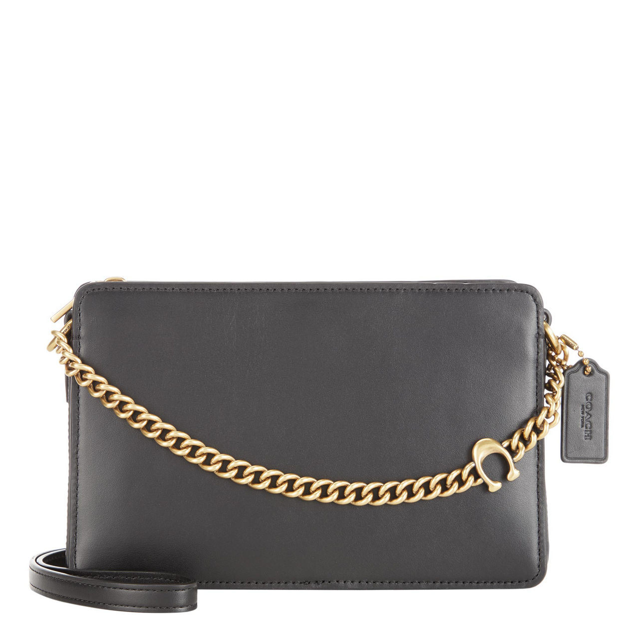 Signature chain crossbody coach hot sale