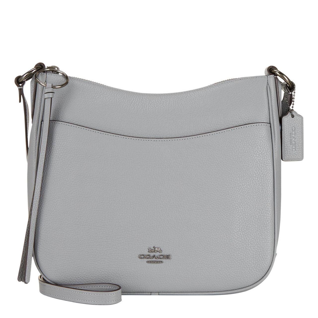 COACH Chaise Leather Crossbody Bag Granite