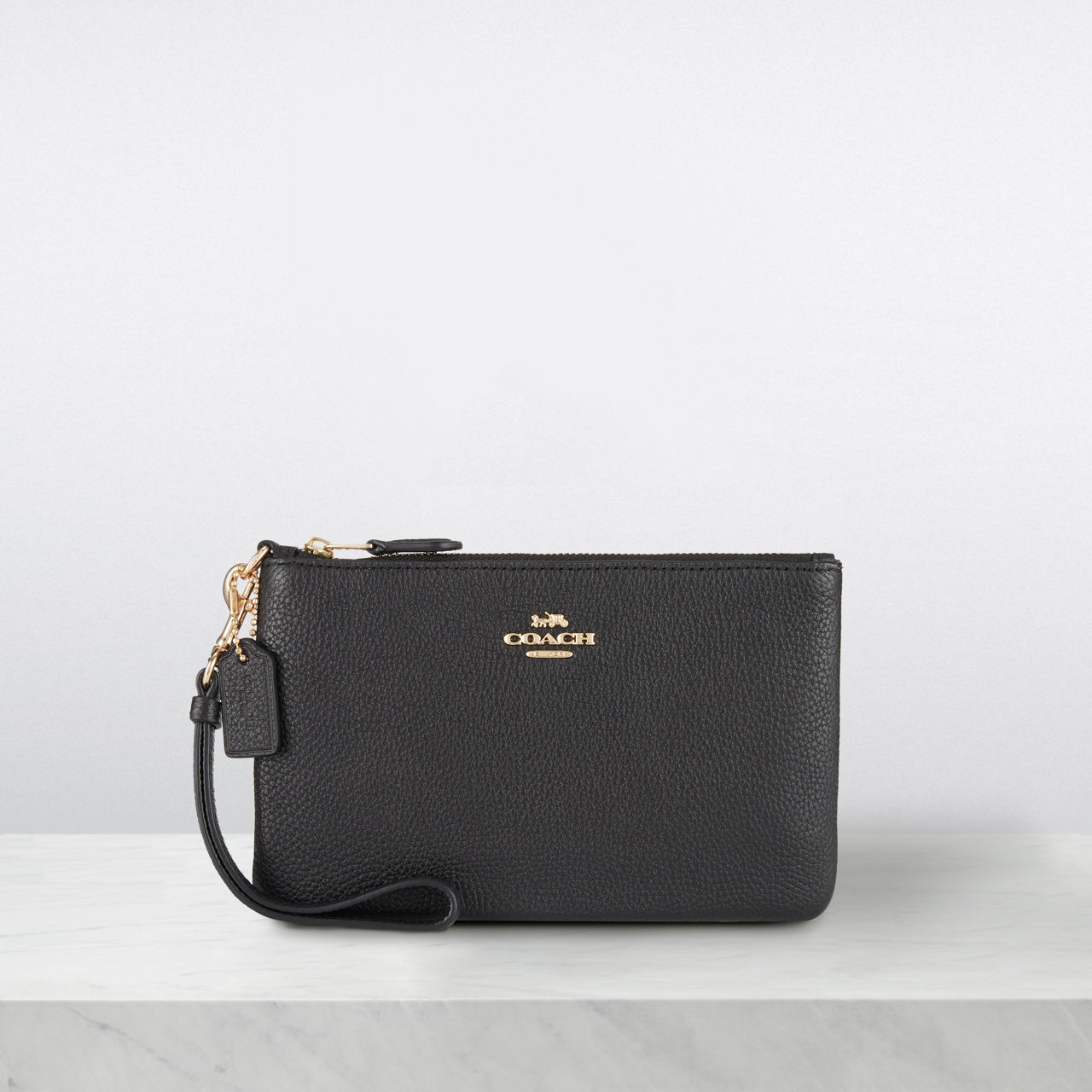 Small black wristlet sale