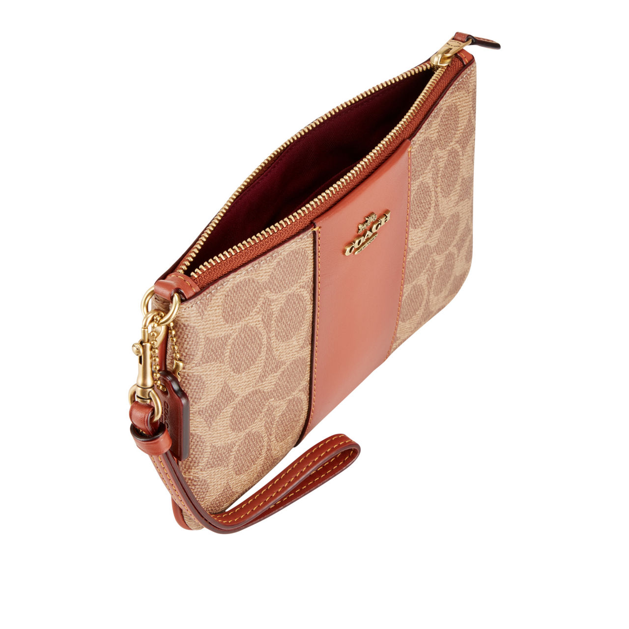 COACH Signature Wristlet Wallet Multi