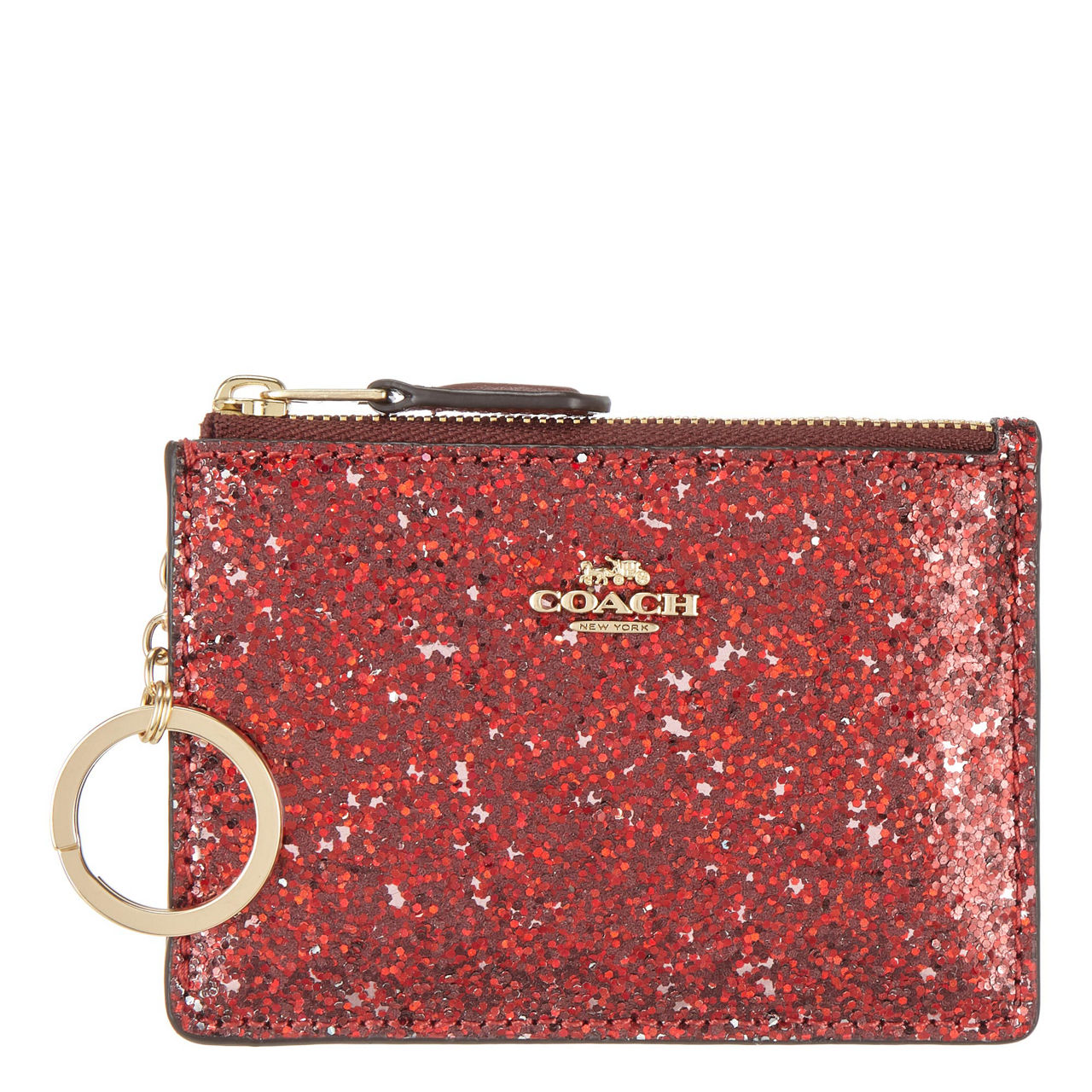 Glitter deals coach wallet