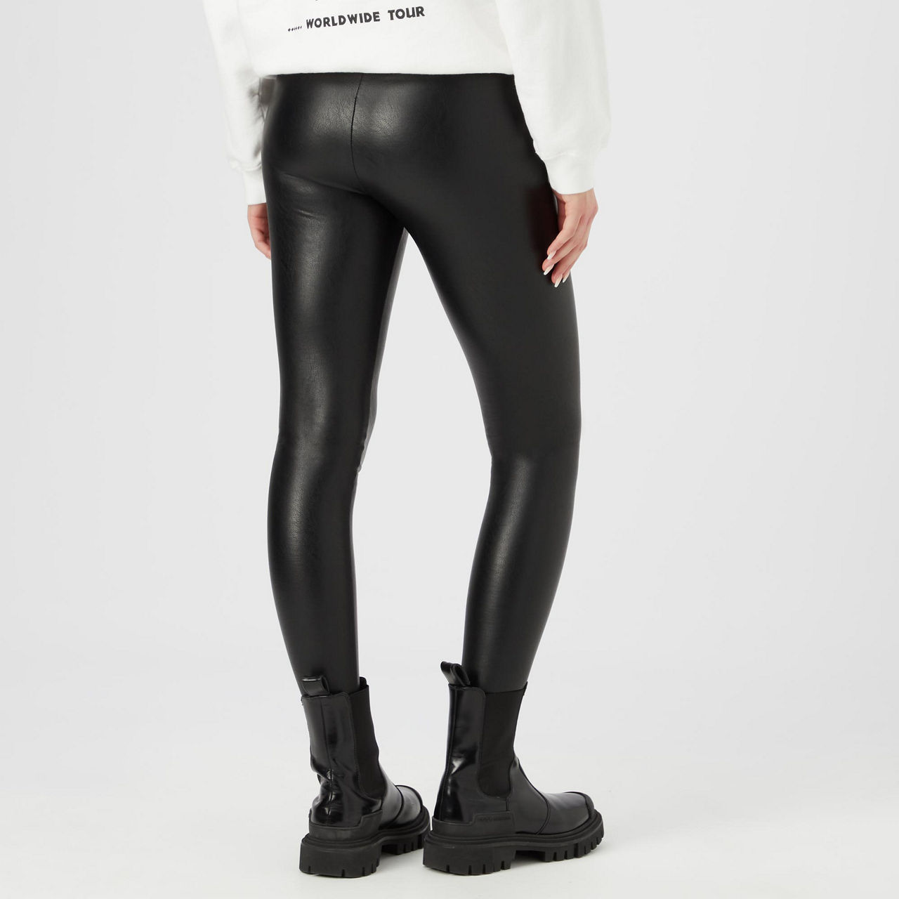 Commando Leggings Black Faux Leather  International Society of Precision  Agriculture