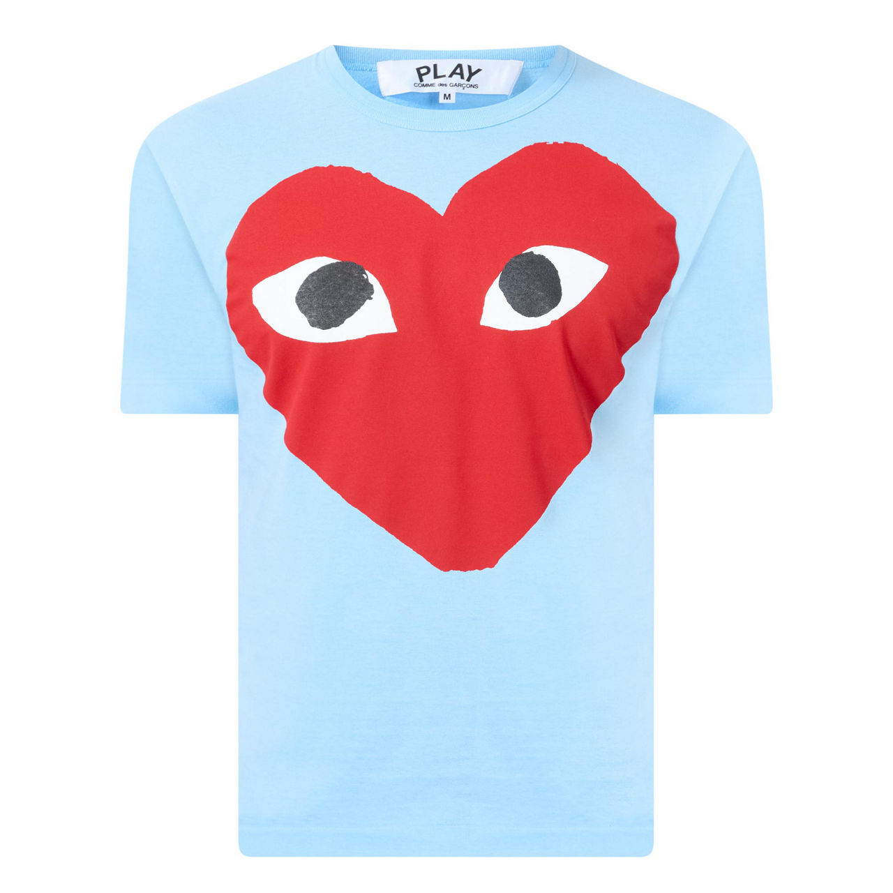 COMME DES GAR ONS PLAY Large Heart T Shirt