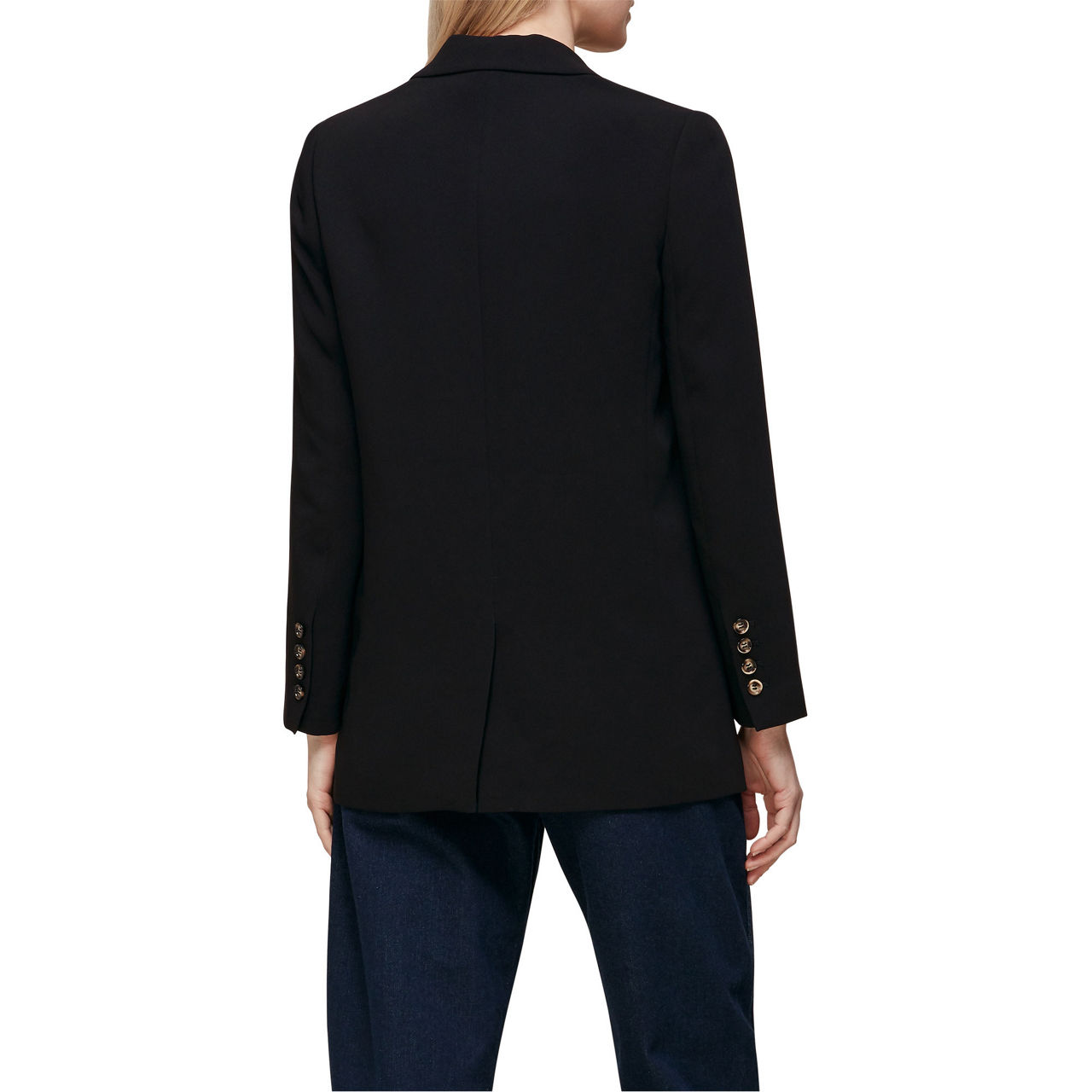 WHISTLES Crepe Boyfriend Blazer