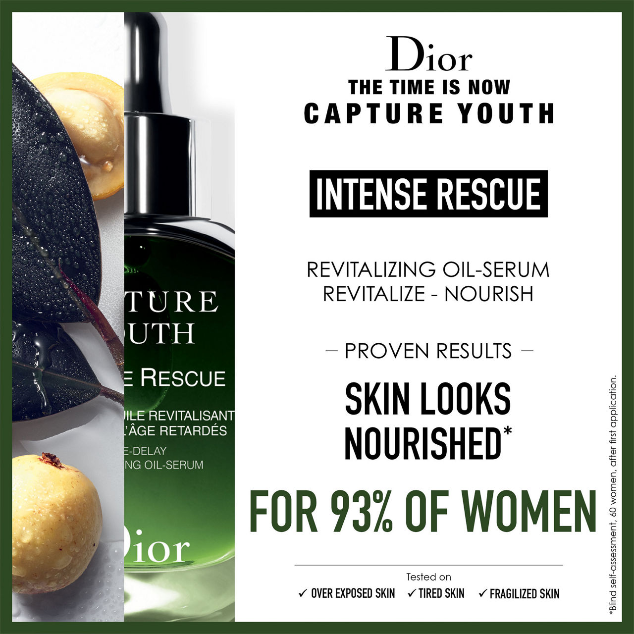 DIOR CAPTURE YOUTH Intense Rescue Age Delay Revitalising Oil Serum