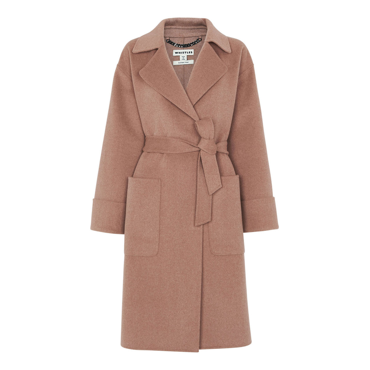 Double-Faced Wrap Coat