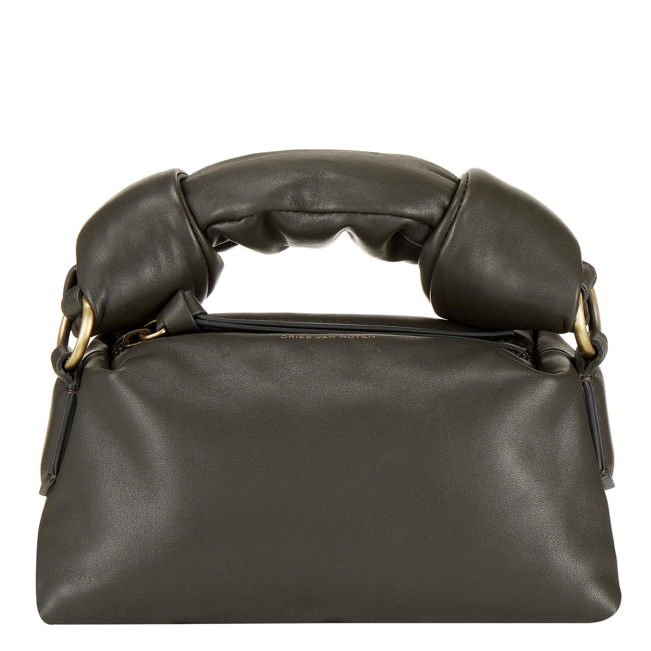 DRIES VAN NOTEN Leather Pillow Bag