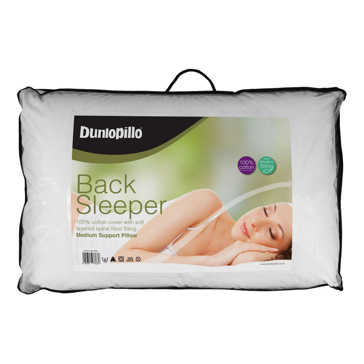 Dunlopillo microfibre support pillow sales