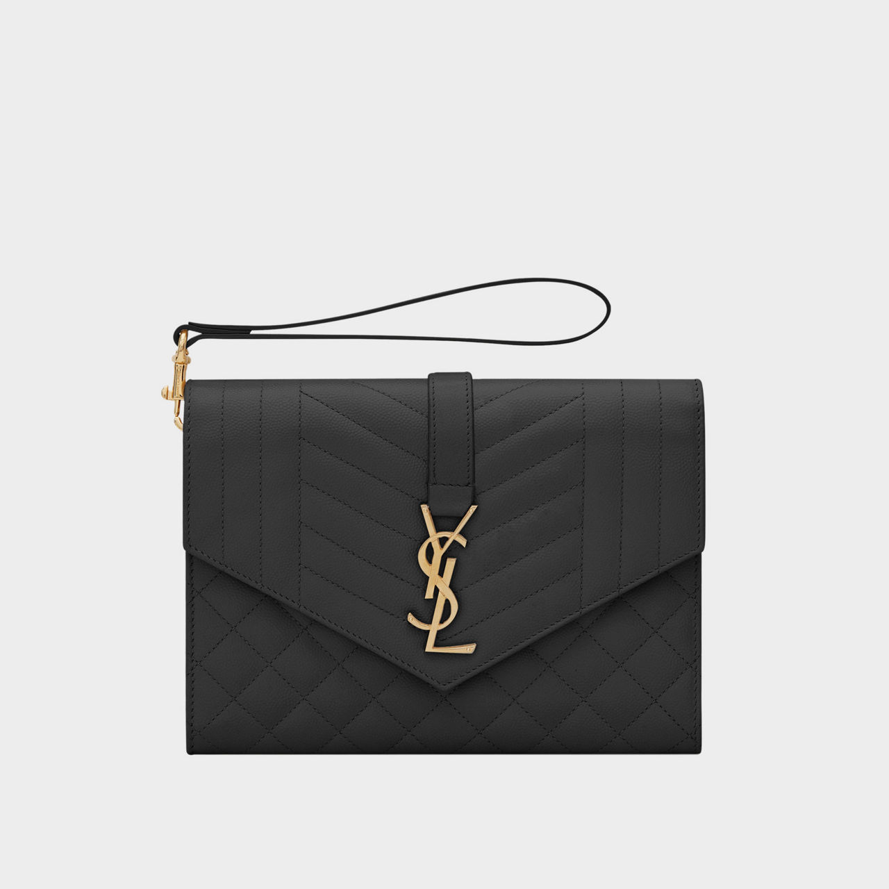 Saint laurent envelope clutch sale