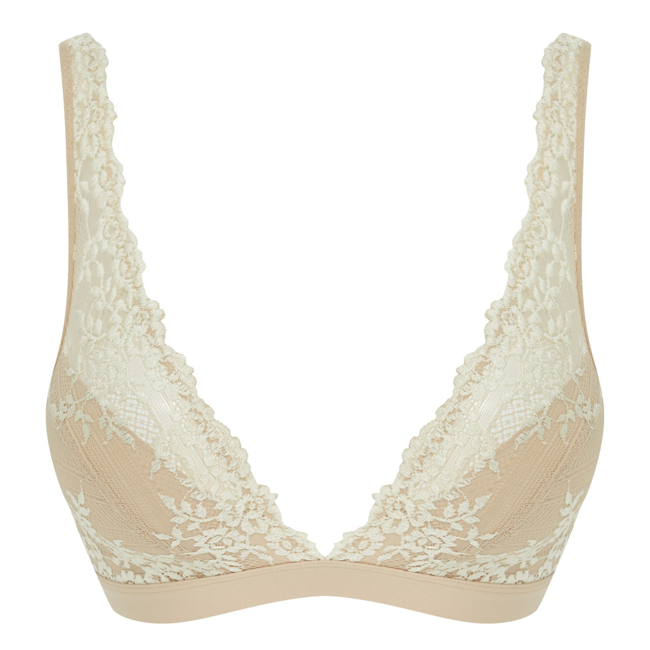 Buy Wacoal Embrace Lace Soft Cup Wireless Bra - Green At 28% Off