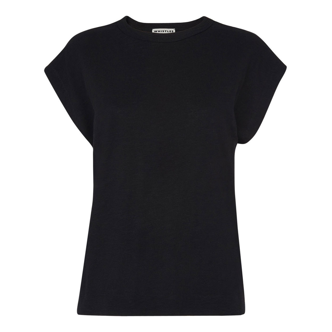 Black Easy Basic Vest Top, WHISTLES