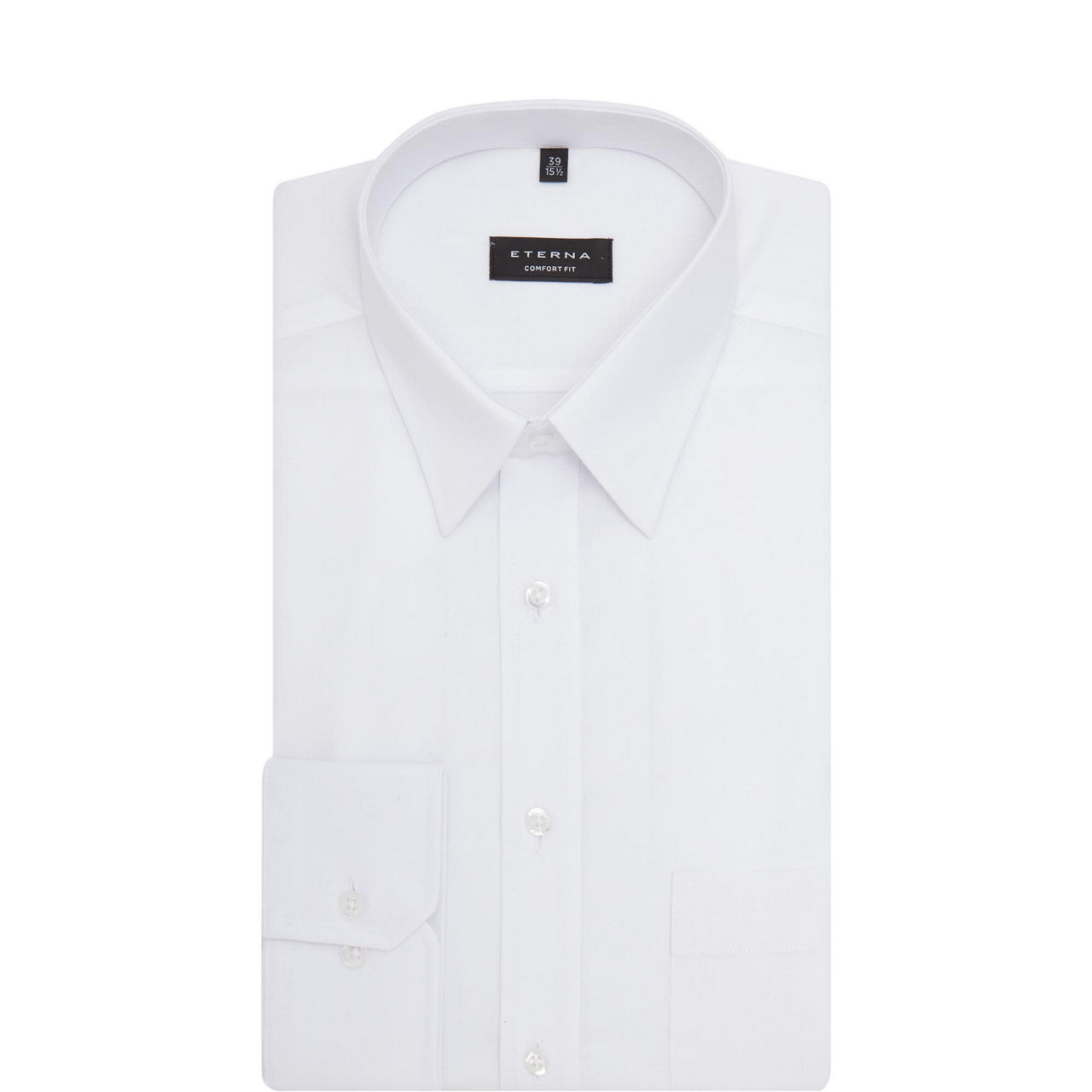 Slim Fit White Shirt - Benjamin's Menswear