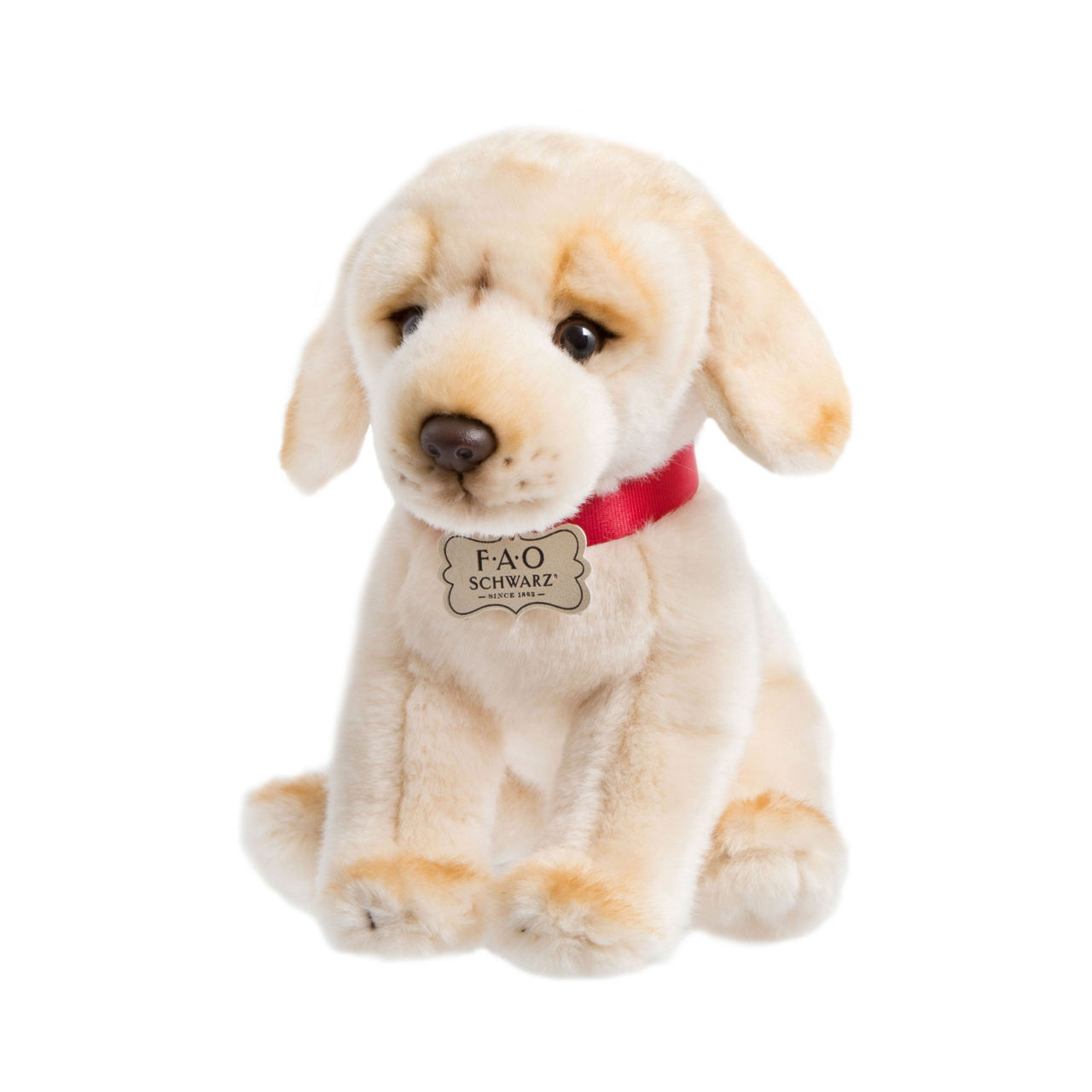 FAO SCHWARZ Plush Puppy Floppy Labrador 10 Inches