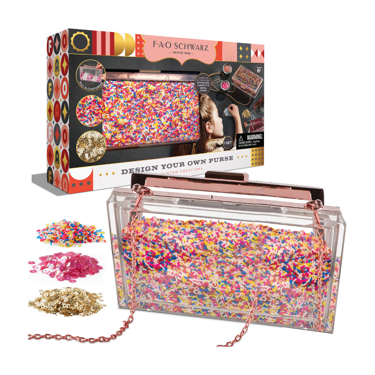 FAO SCHWARZ Design Your Own Purse Kit