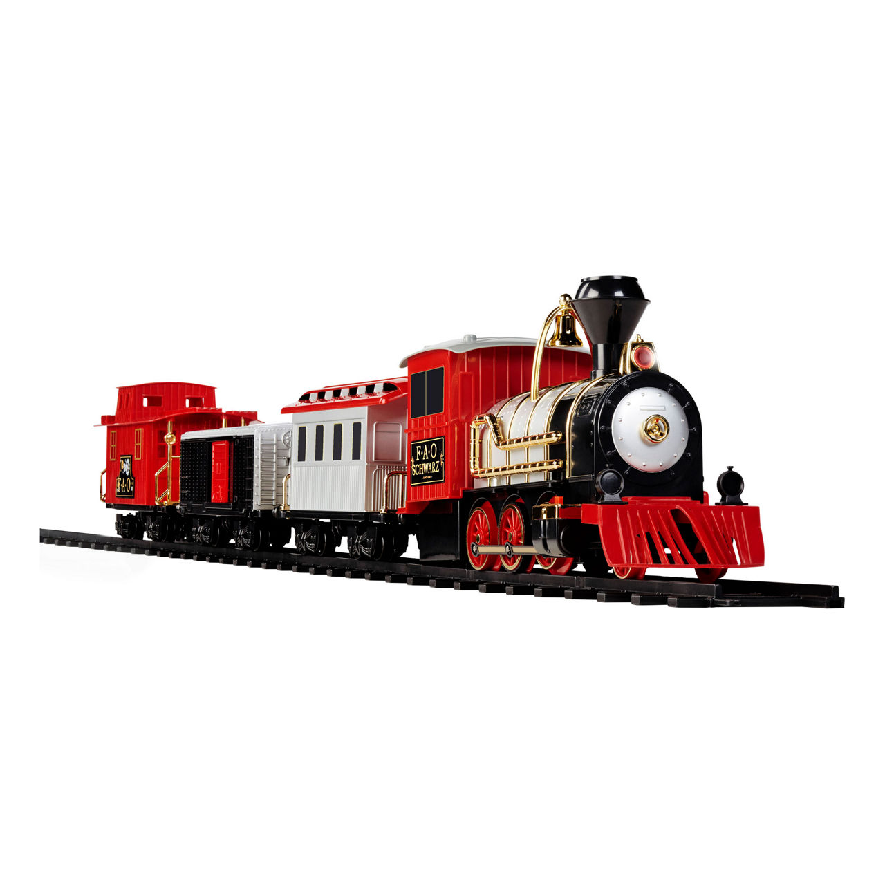 FAO SCHWARZ Motorised Train Set 30 Pieces Black