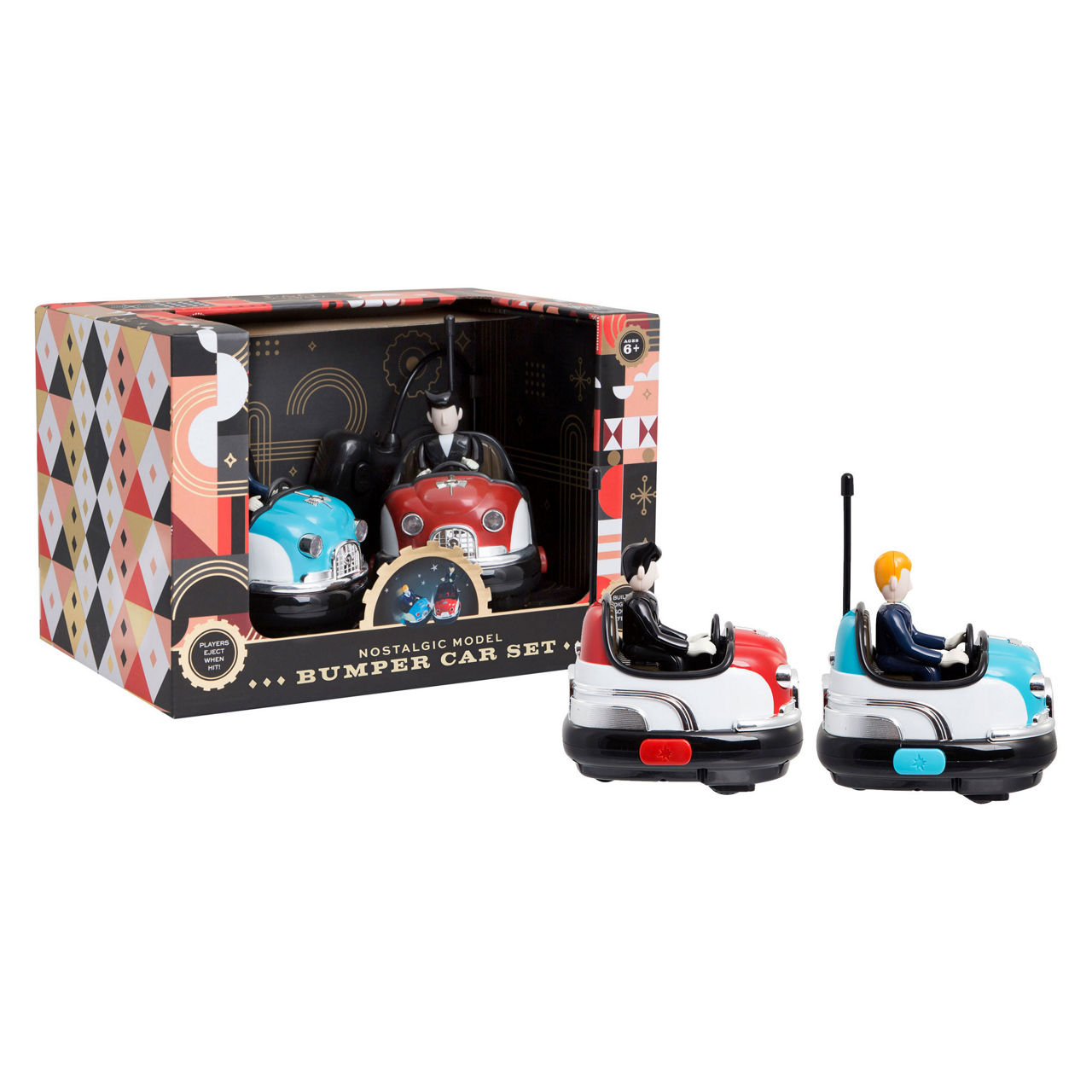 Nostalgic model bumper store car set