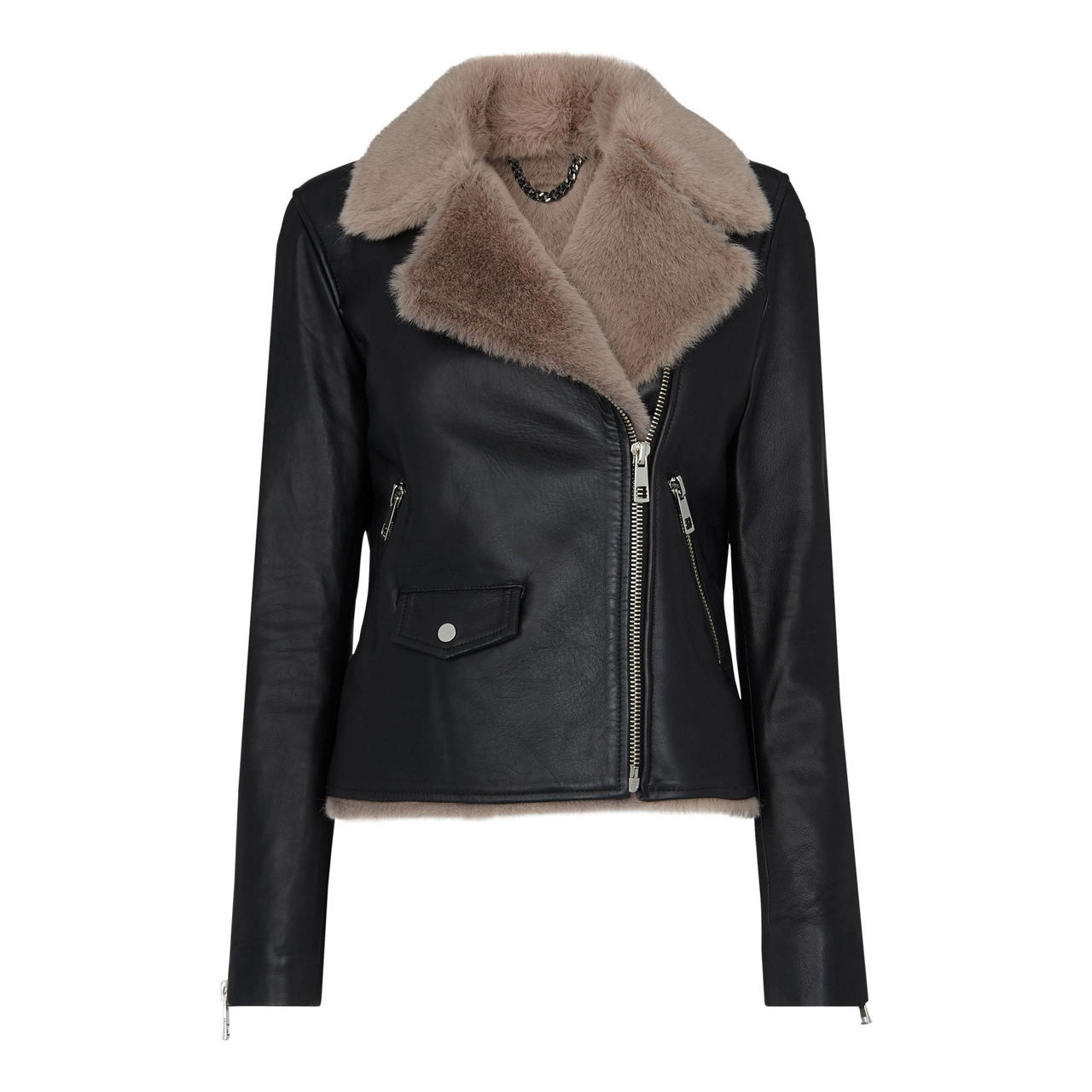 Whistles faux shop fur lined agnes