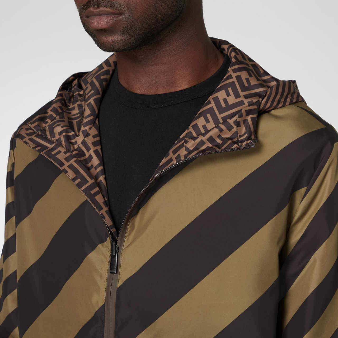 Fendi cheap reversible windbreaker