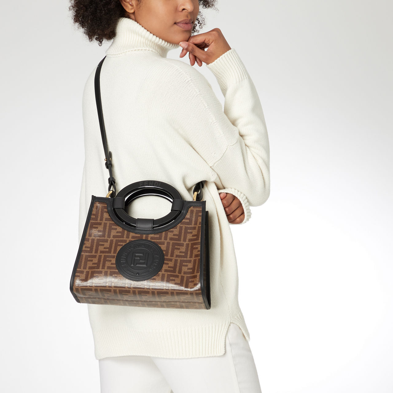 Fendi runaway shopper tote on sale