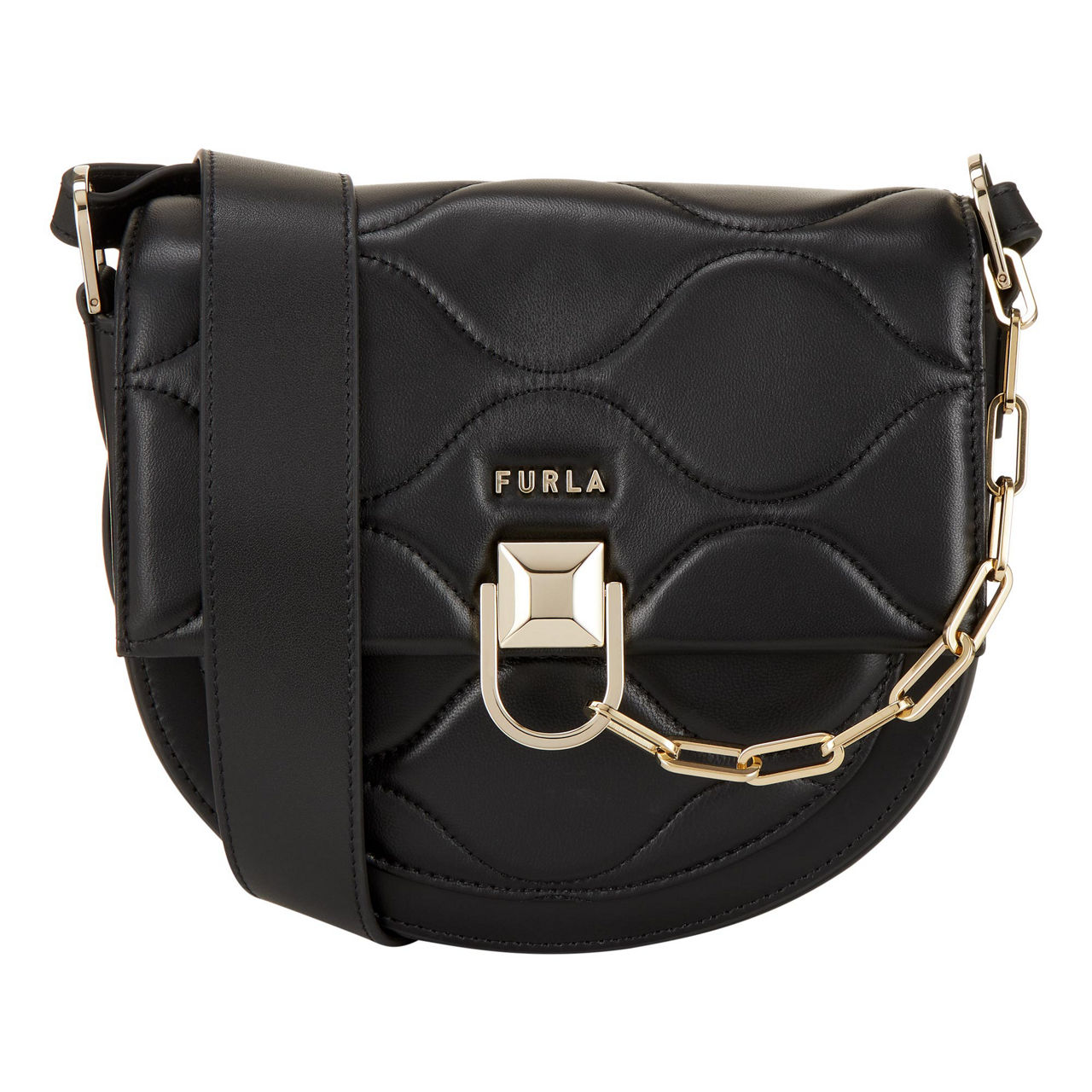FURLA Miss Mimi Mini Crossbody Bag NERO