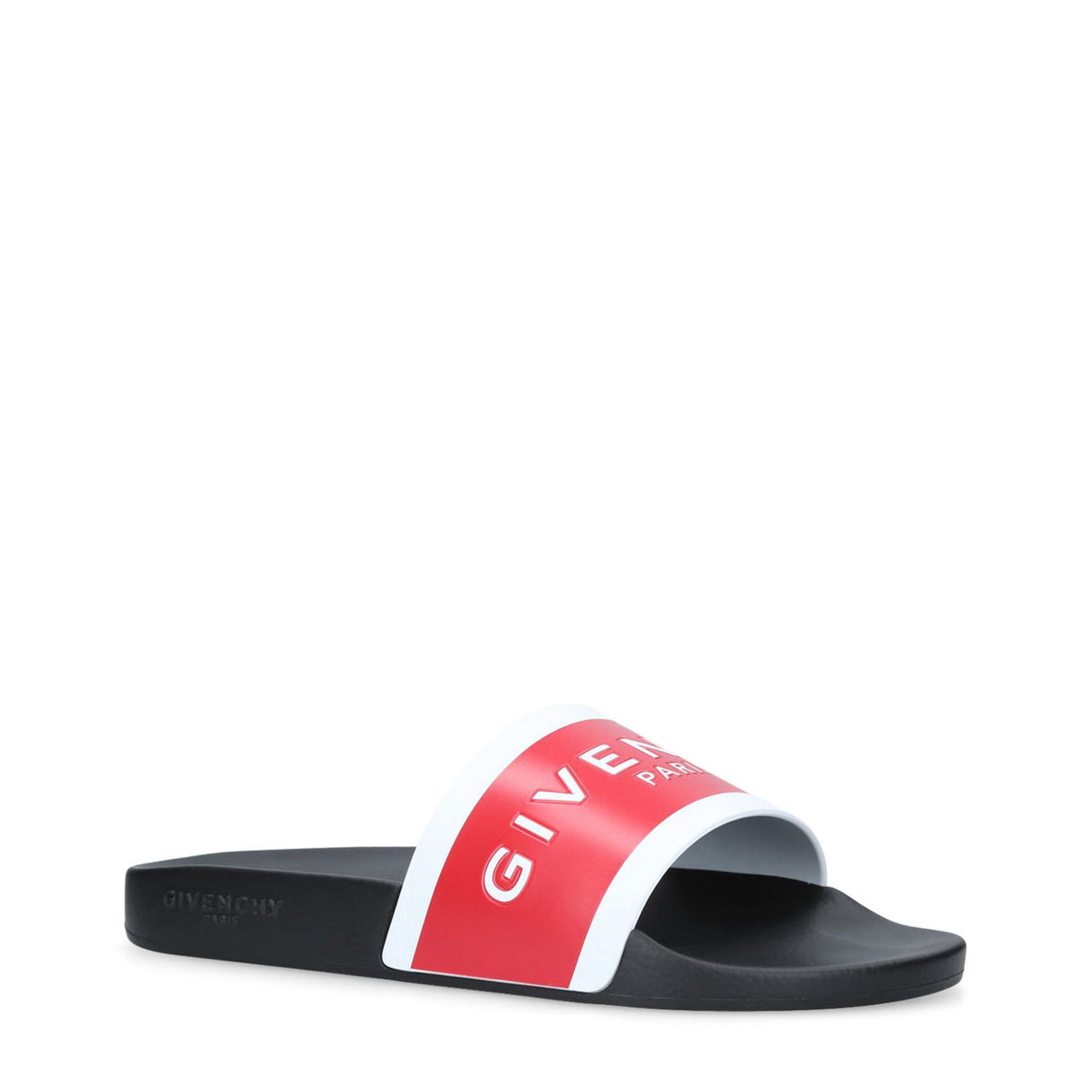 Givenchy black cheap and white slides