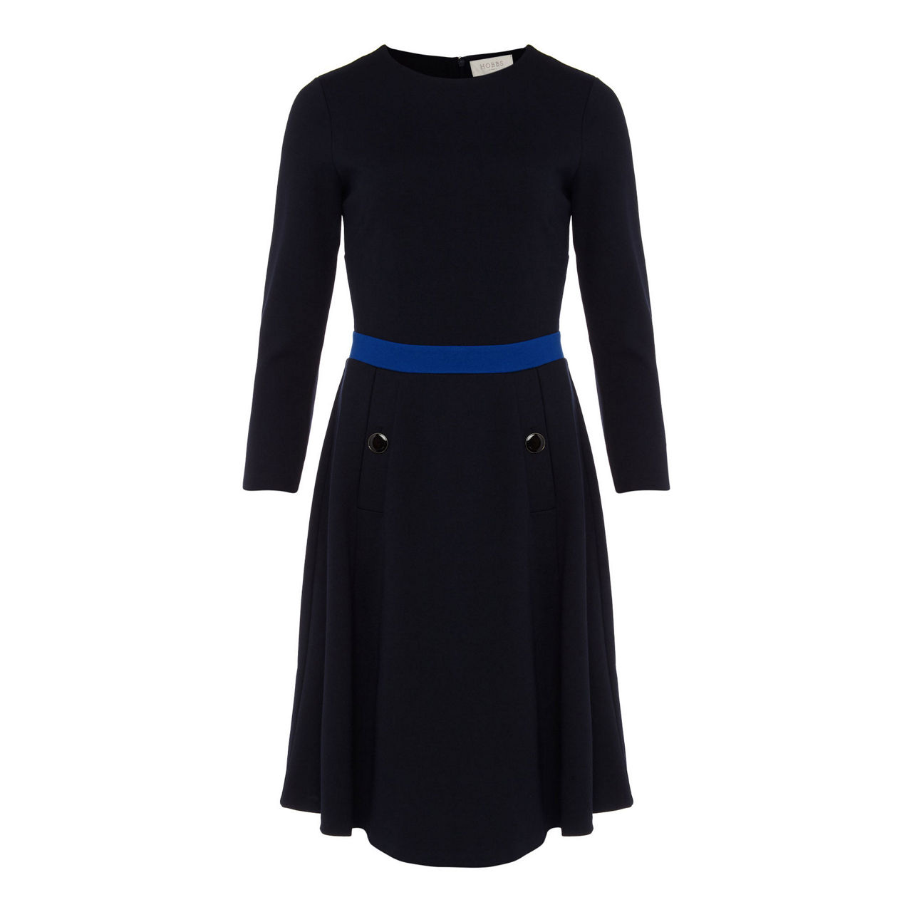 Hobbs seasalter dress navy hotsell