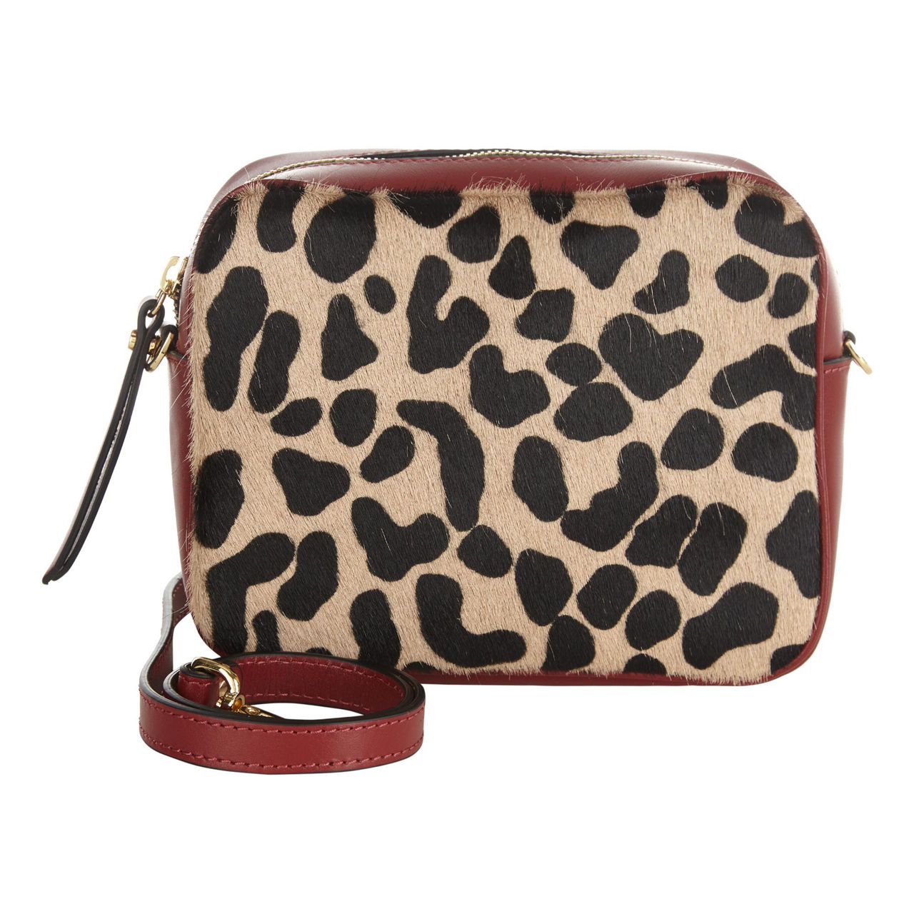 GIANNI CHIARINI Olivia Leopard Camera Bag