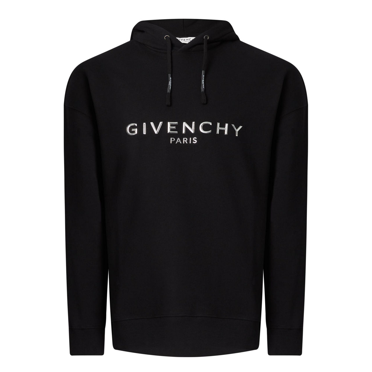 Givenchy destroyed store logo hoodie