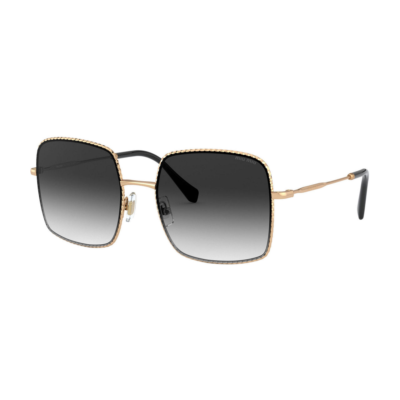 Miu miu shop gold sunglasses