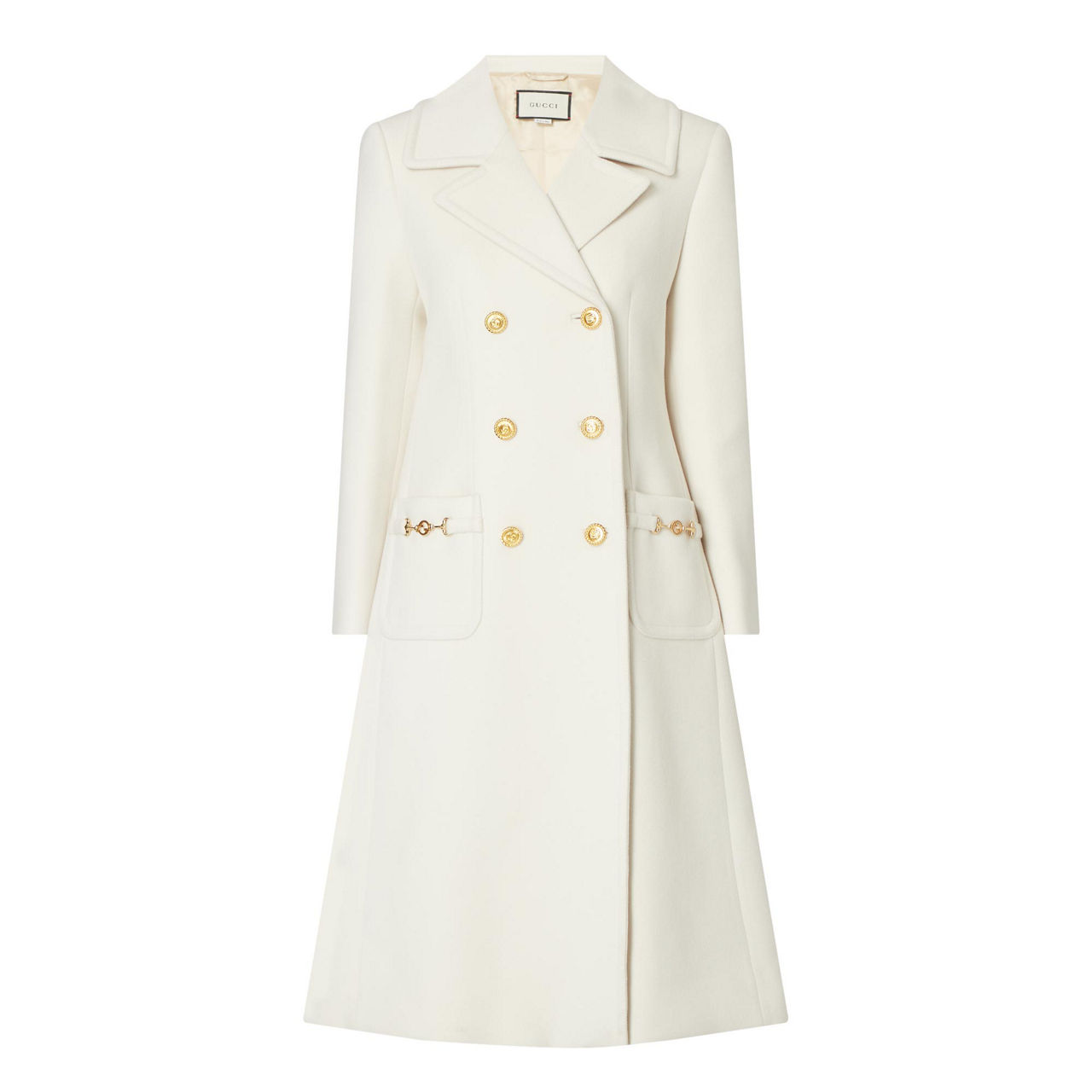 Gucci white outlet coat