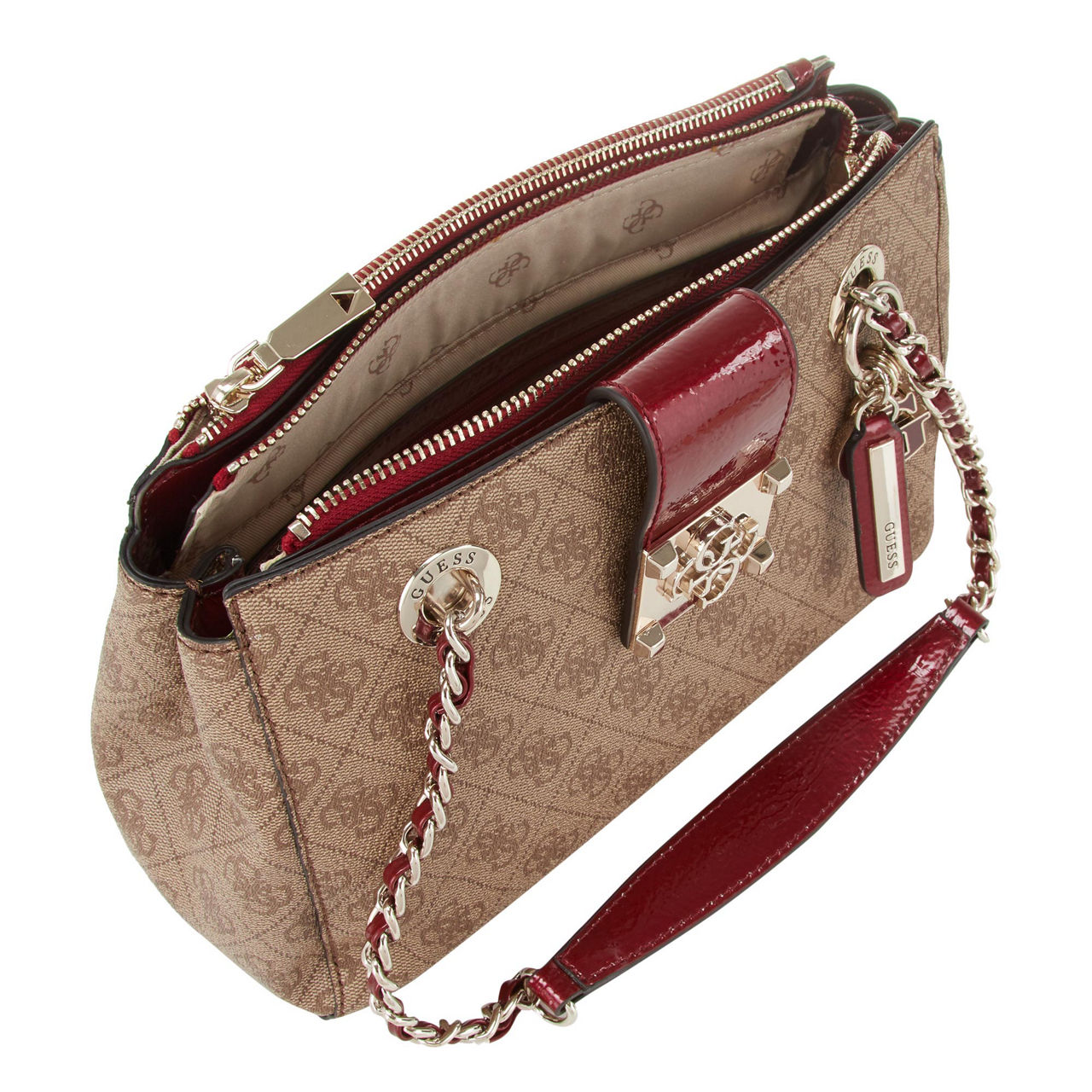 GUESS City Logo Satchel
