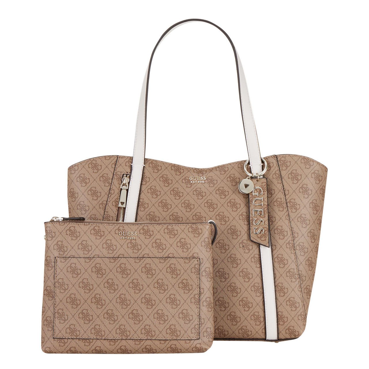 GUESS Naya Tote Bag - Brown