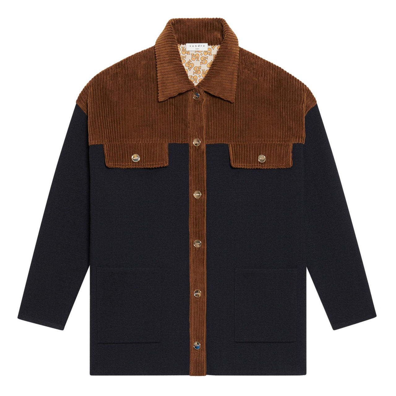 Sandro hot sale corduroy jacket