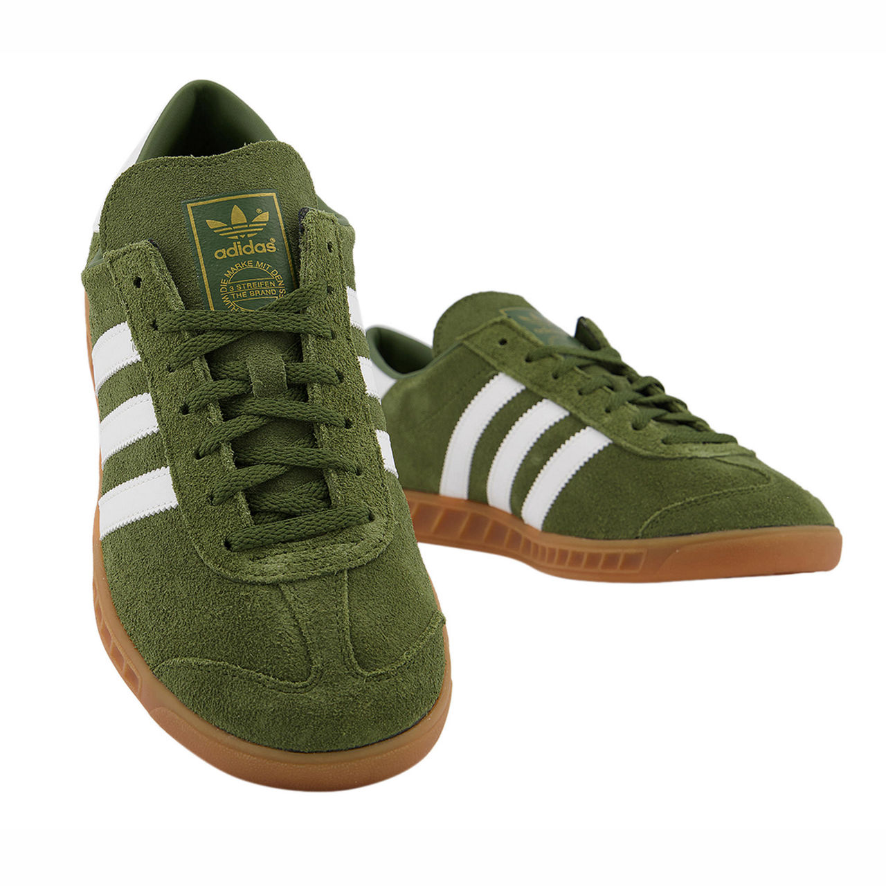 Womens adidas khaki hamburg sales trainers