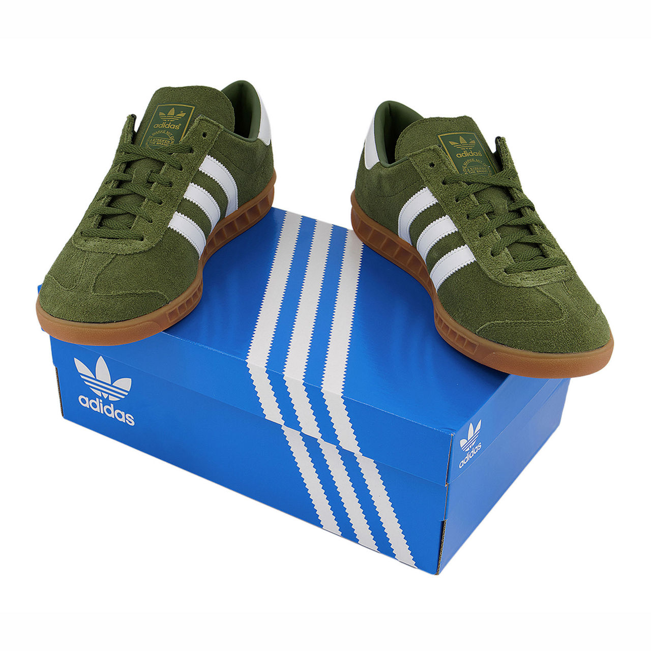 Adidas khaki cheap hamburg trainers