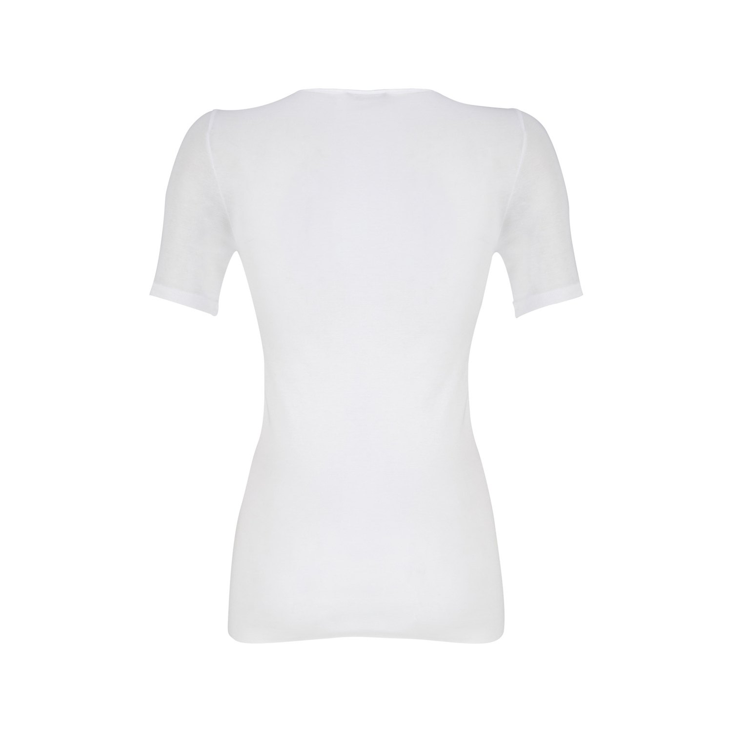 Cotton Seamless Short Sleeve Top White