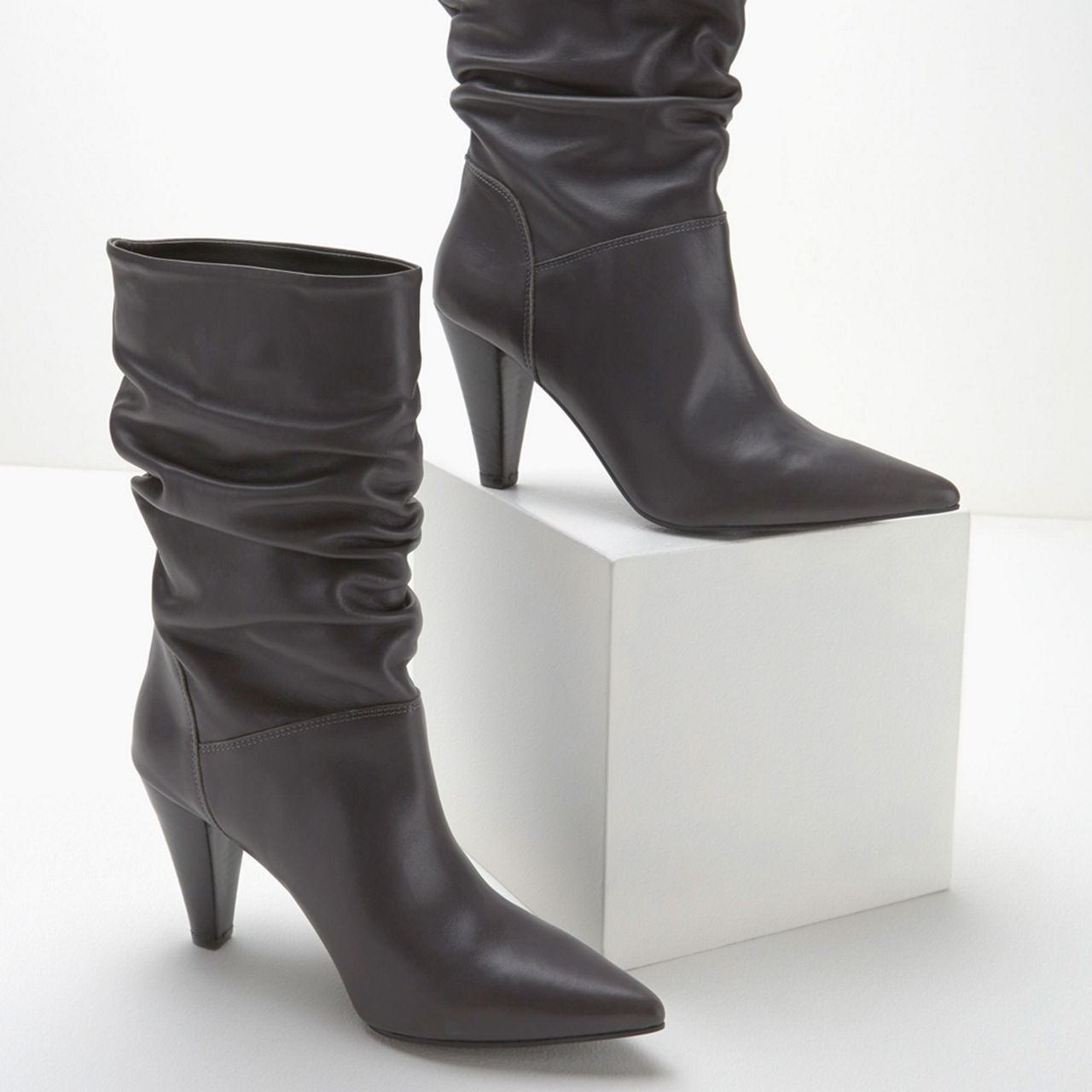 MINT VELVET Harley Leather Boot