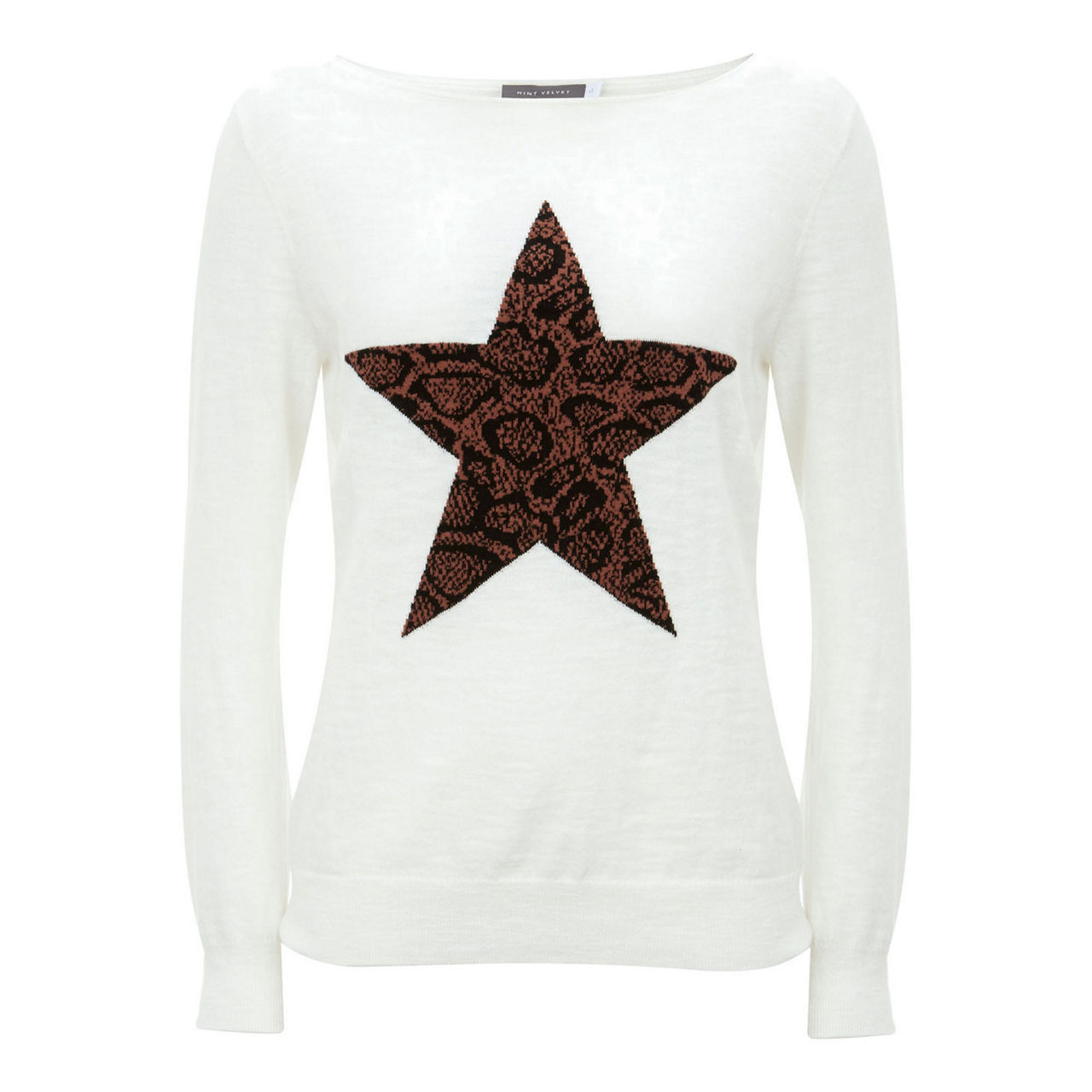 Mint velvet animal print jumper best sale