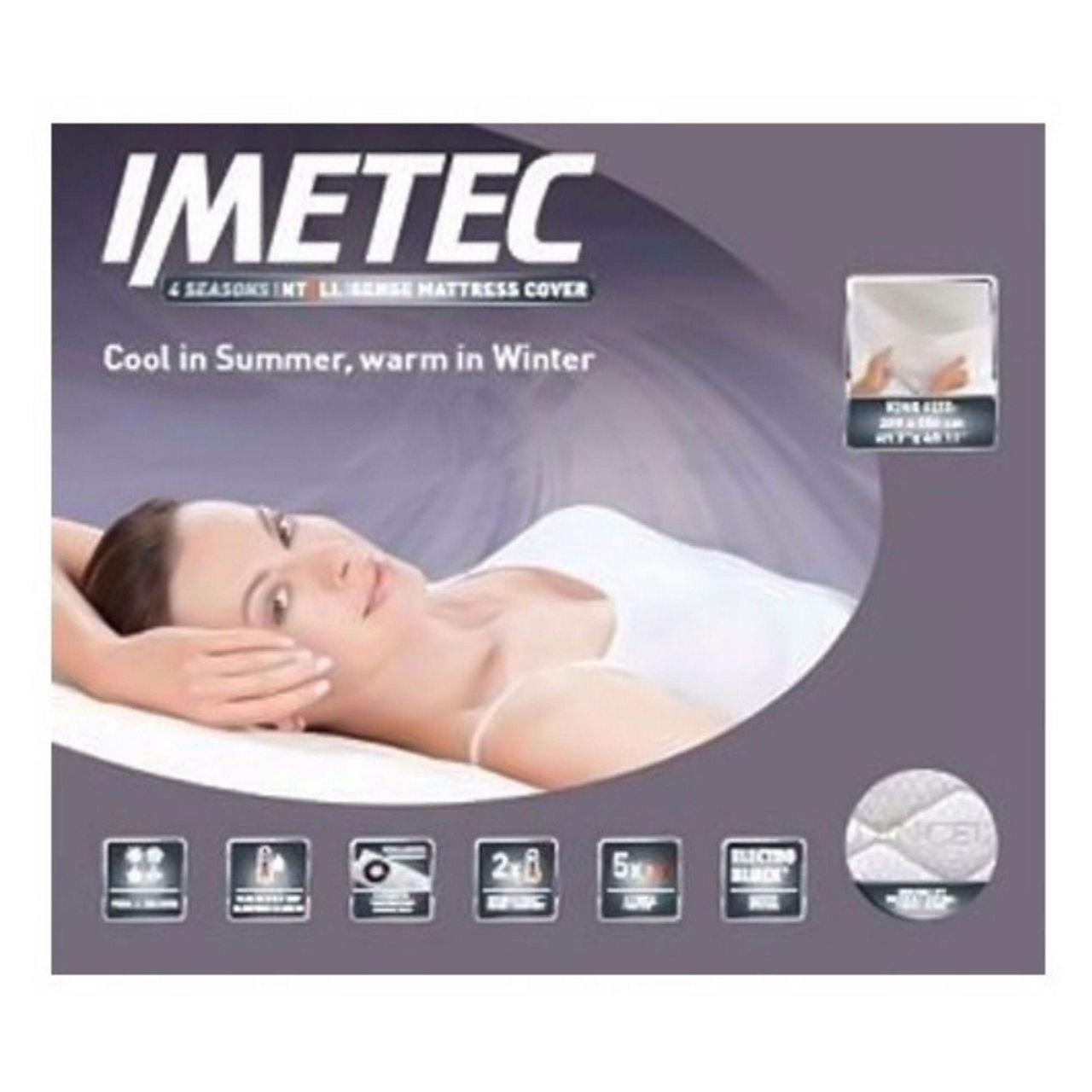 Imetec king discount size electric blanket