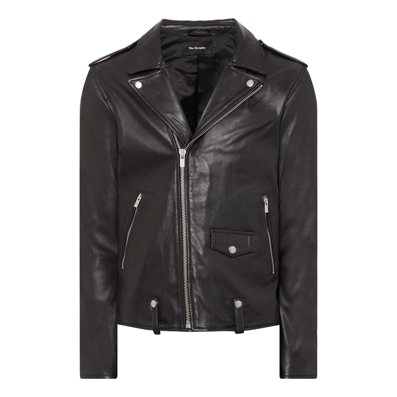 THE KOOPLES Leather Biker Jacket