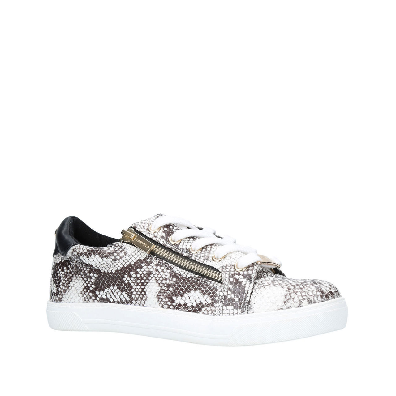 Carvela jagged hot sale trainers