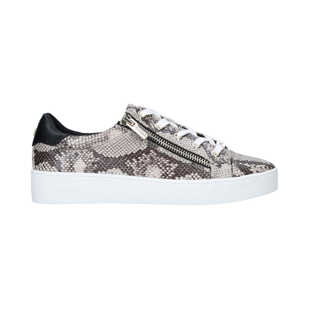 Carvela snakeskin hot sale trainers