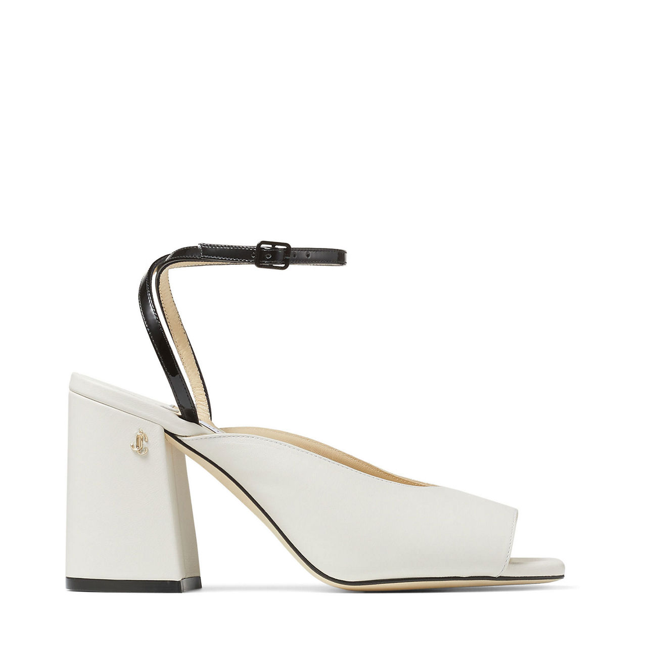 JIMMY CHOO Jassidy 85 Nappa Patent Leather Sandals