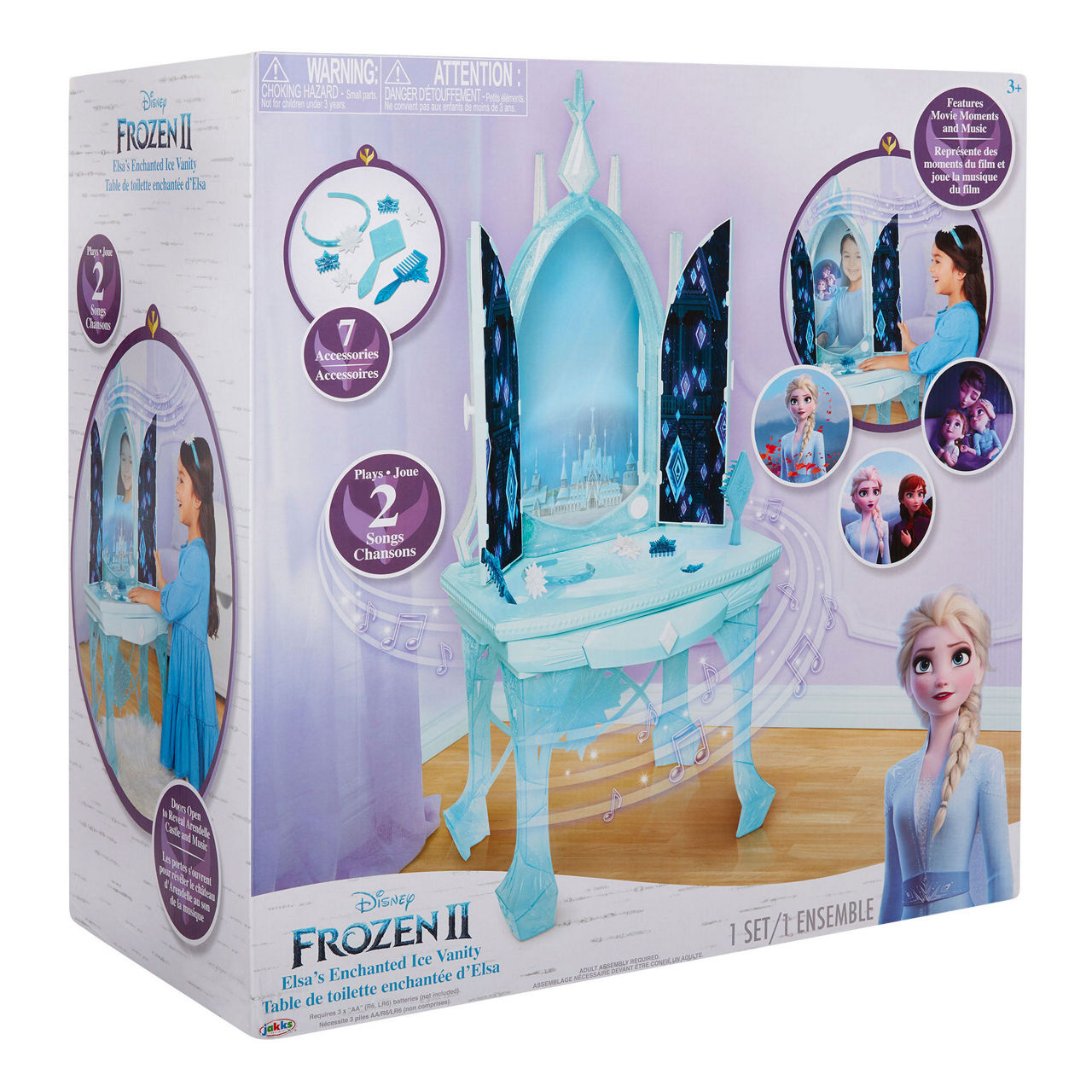 JAKKS Frozen II Elsa s Enchanted Ice Vanity Unit