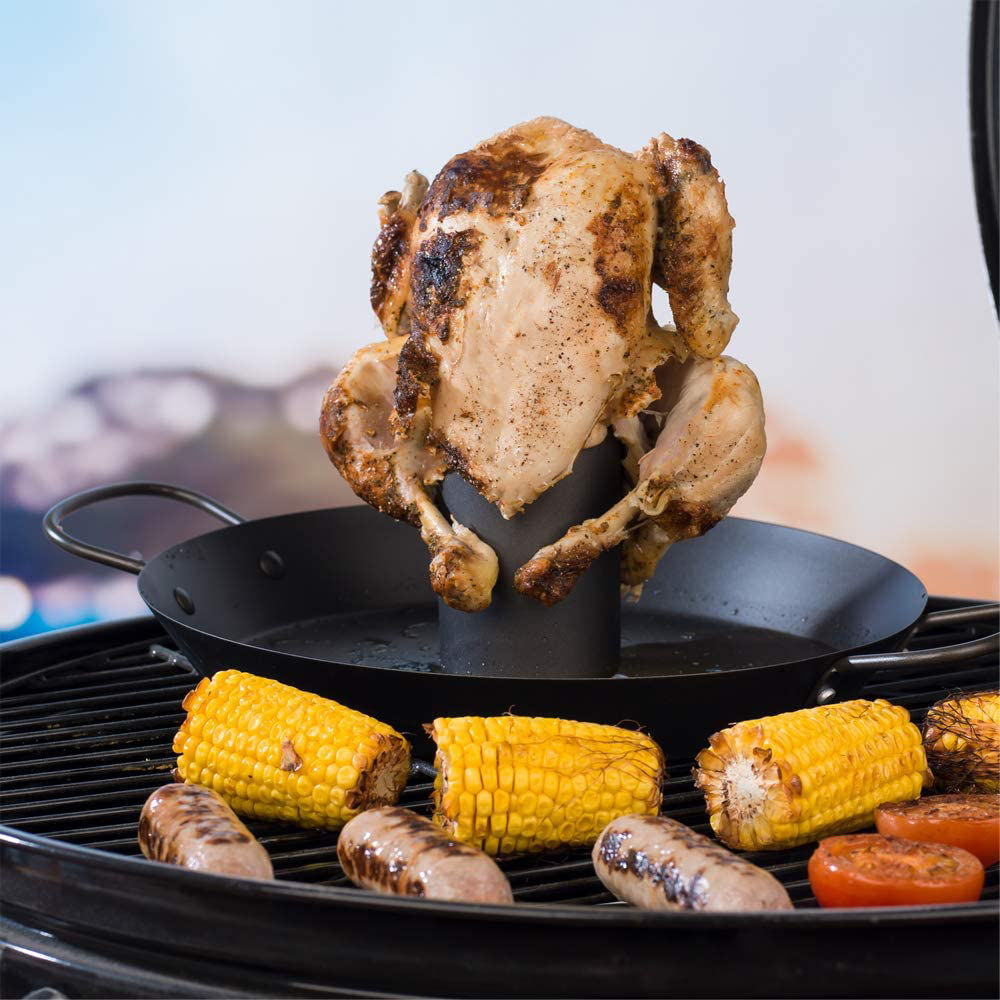 Get Inspired Non-Stick, Stainless Steel Chicken Roaster 30cm