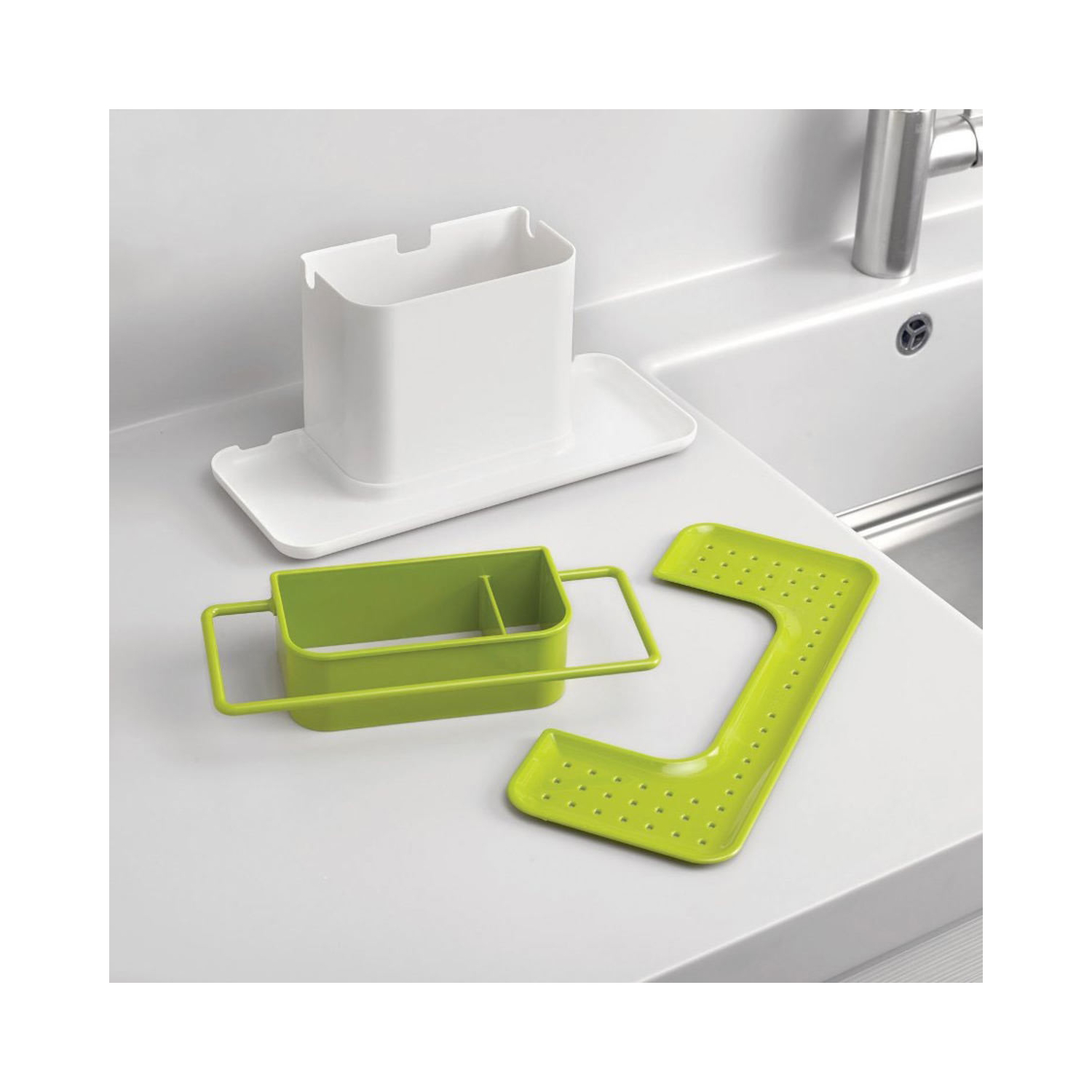 Caddy Large Kitchen Sink Tidy Green
