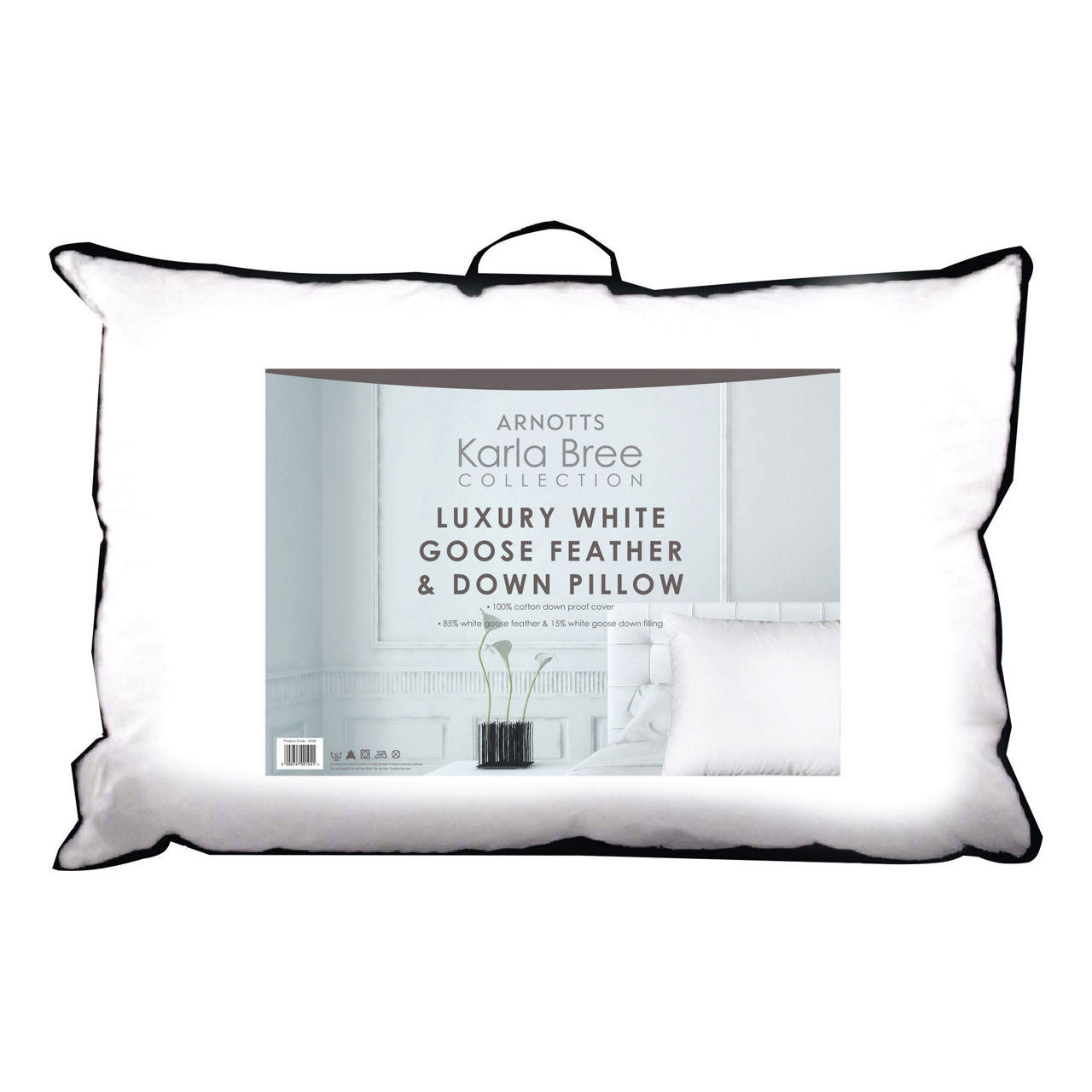 Luxury goose feather pillow best sale